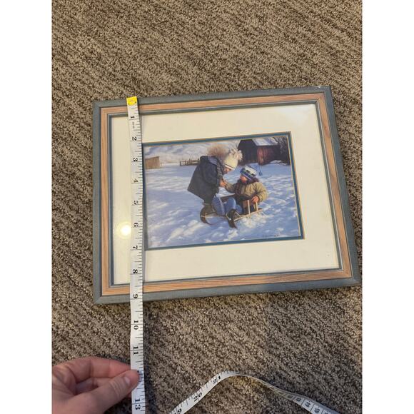 Robert Duncan- Cold Hands -Art Print 18" x 16" 1990 Farm - Picture 5 of 6